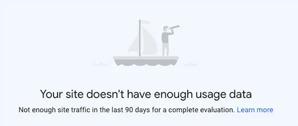 Google Search Console Page Experience Doesn’t Have Enough Data | Google Page Experience Algorithm Update