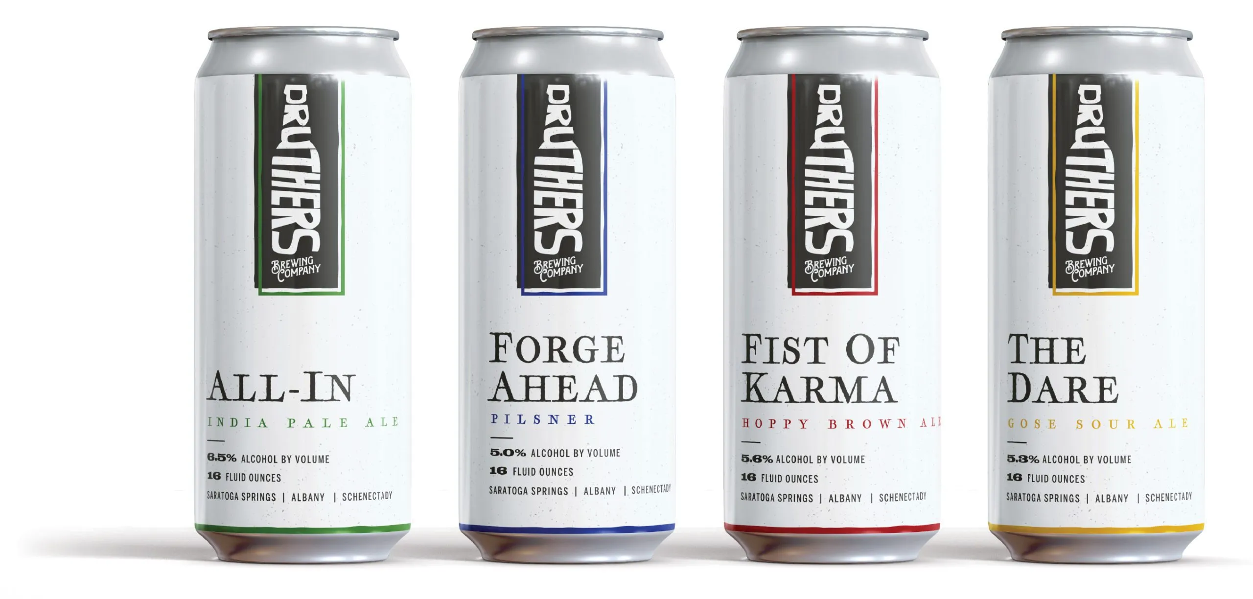 Druthers Beer Can Design | Beer Label Design | Brewery Packaging Design