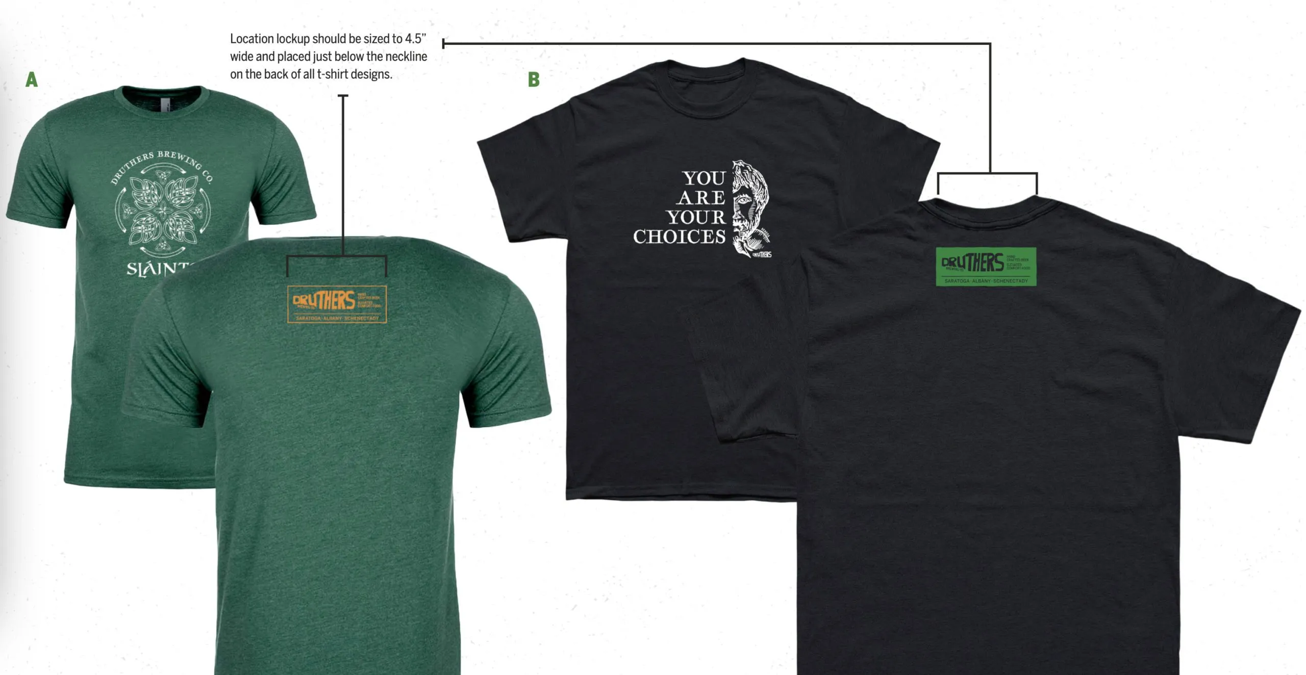 Druthers Brewery Brand Identity Merchandise Design | Brewery Branding | Brewery Design