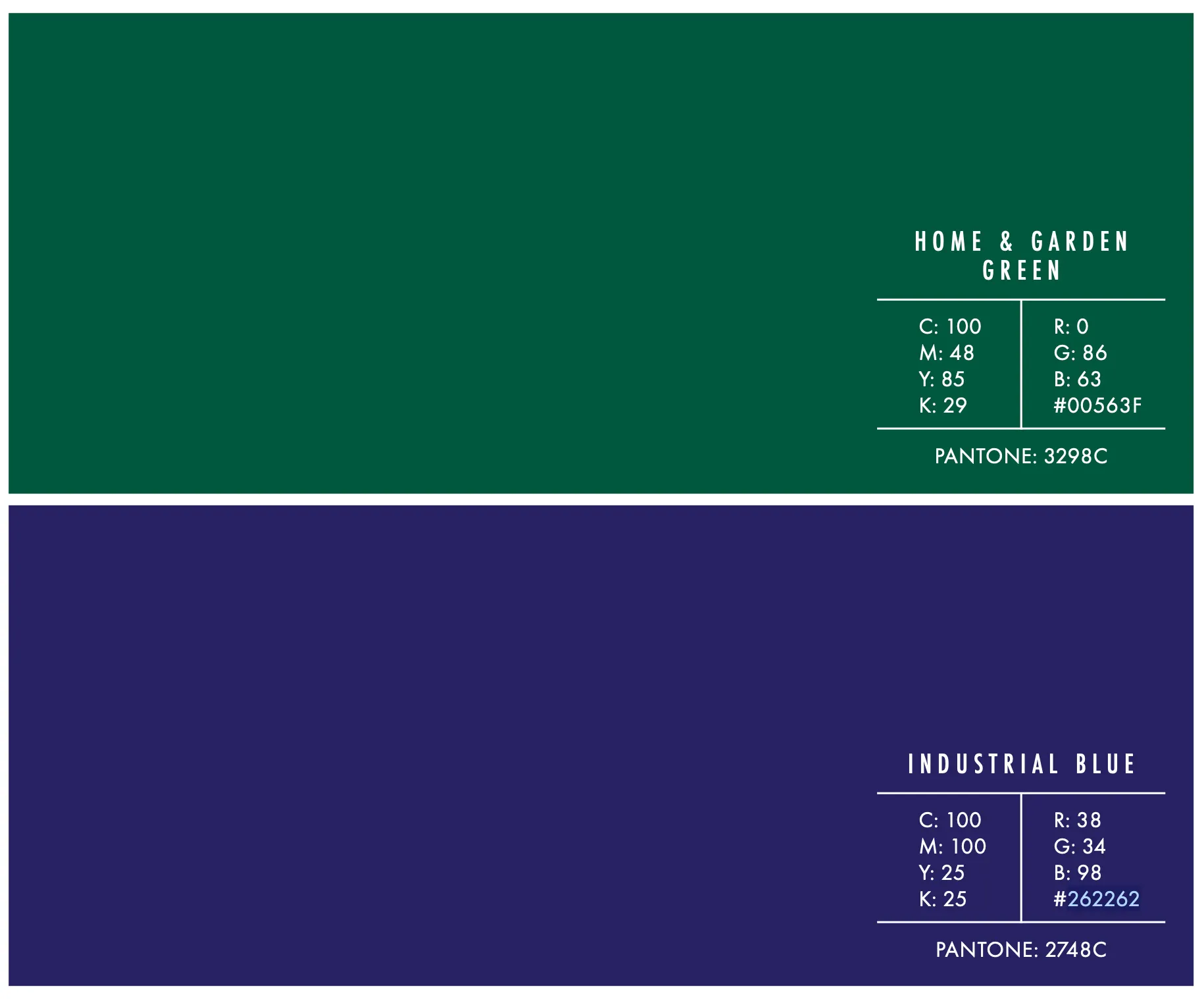 Eaton Brothers Brand Identity Colors | Retail Branding