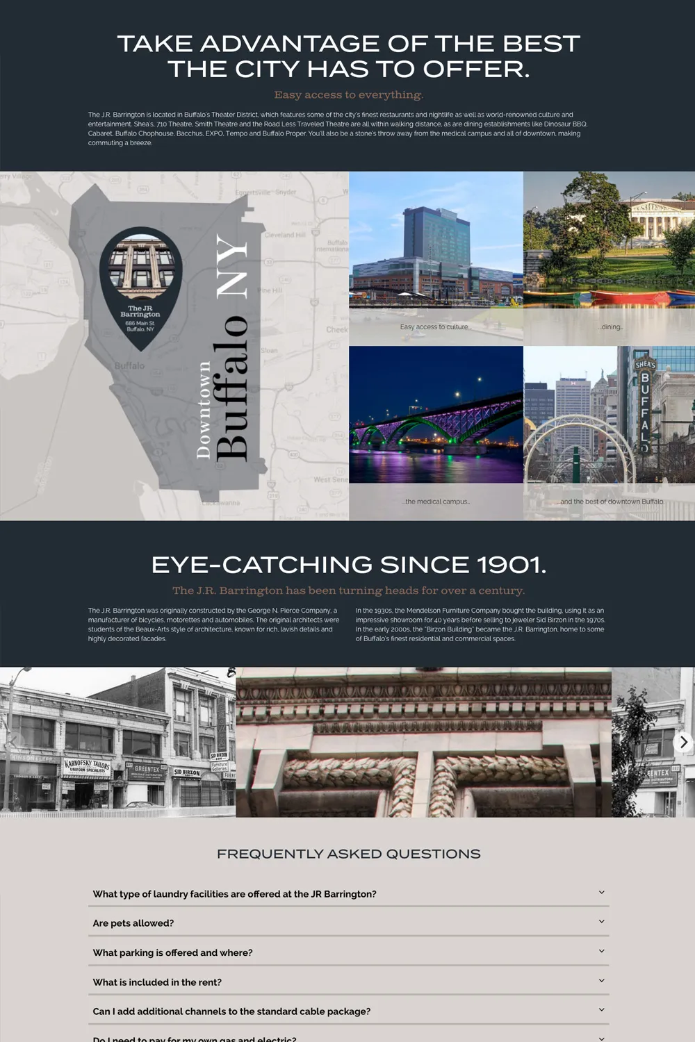 JR Barrington Website Info Page | Real Estate Web Design | Property Web Design
