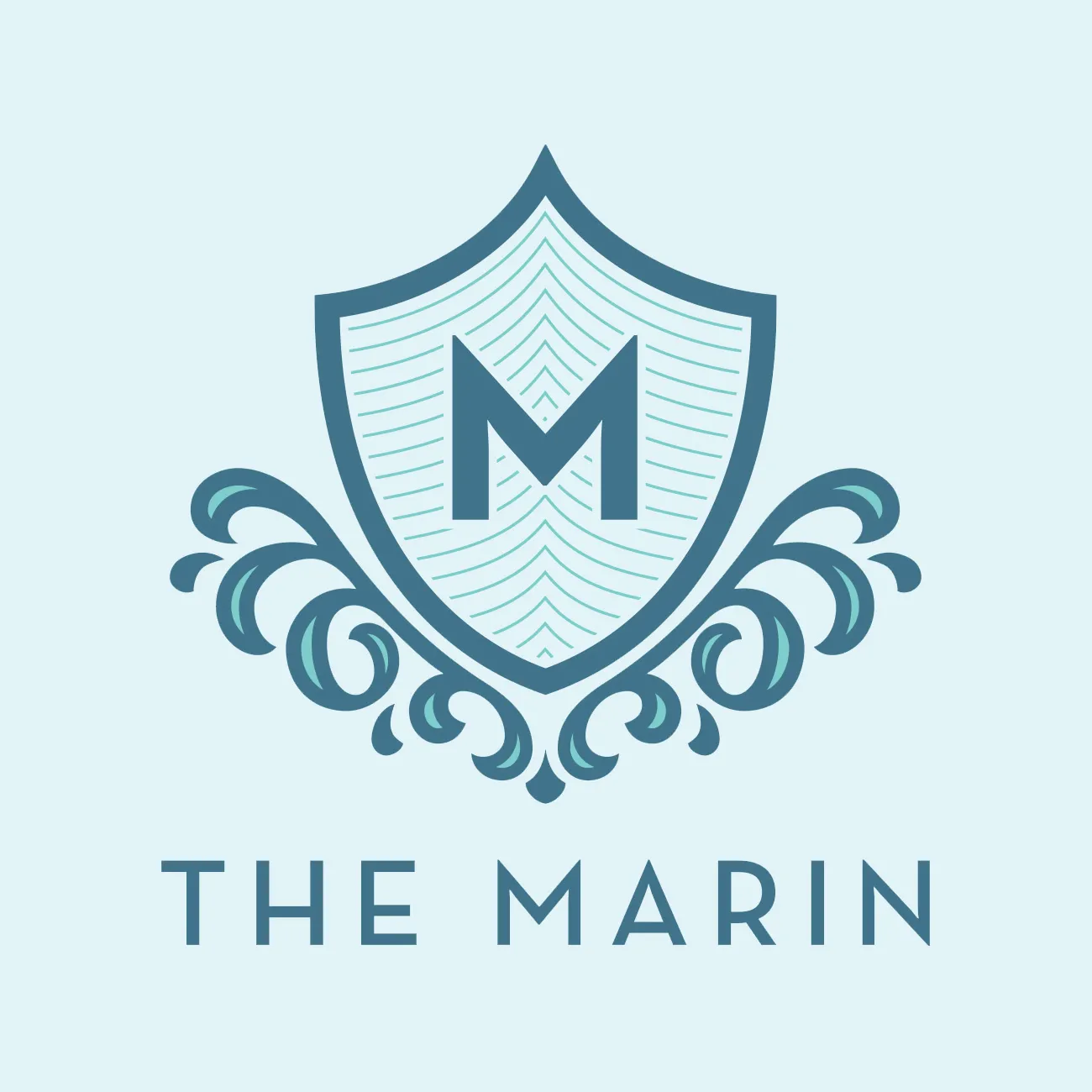 The Marin Logo Design Alternate | Real Estate Logo Design | Real Estate Branding | Property Branding