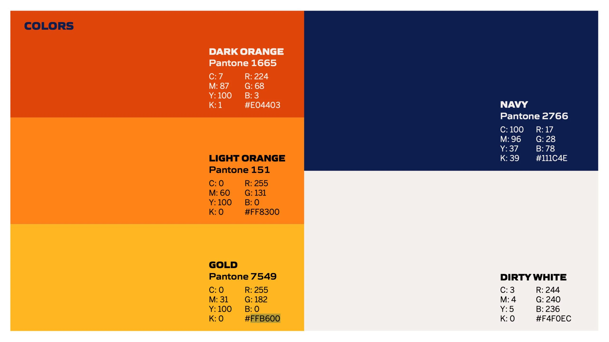 NW Contracting Brand Identity Colors | Construction Branding