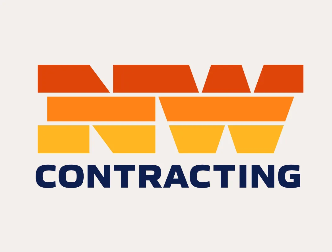 NW Contracting Brand Identity Logo Design | Construction Branding