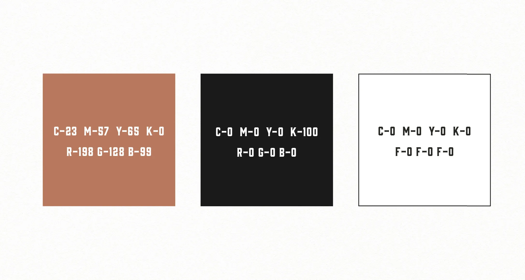 The Oak Stave Restaurant Brand Identity Colors | Restaurant Branding