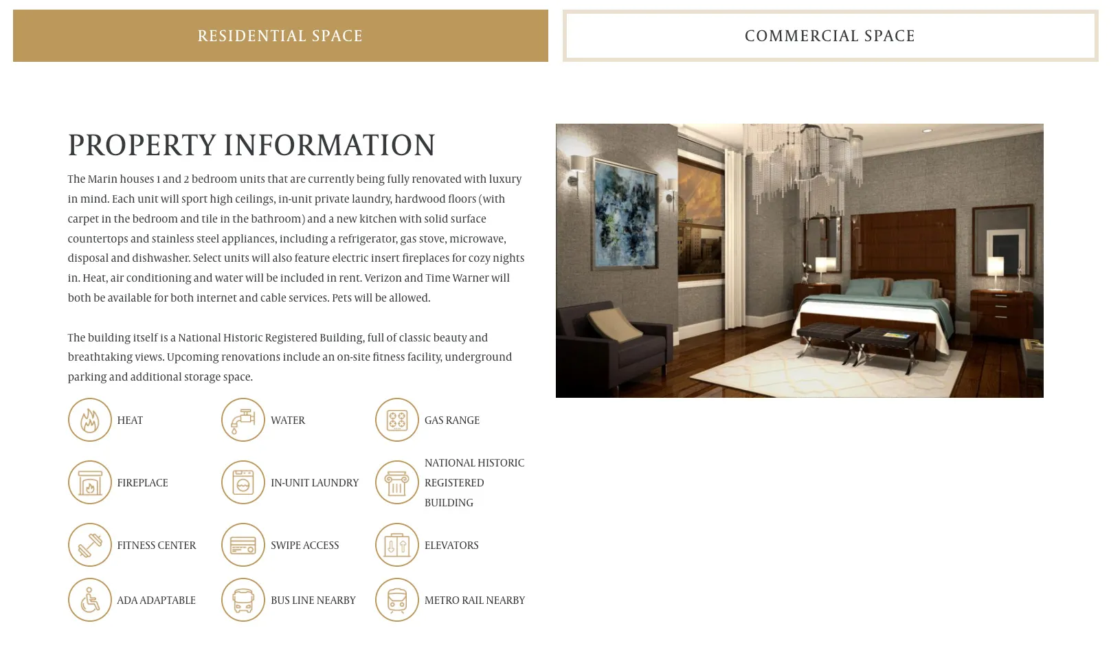 Priam Enterprises Website Details Module | Real Estate Web Design