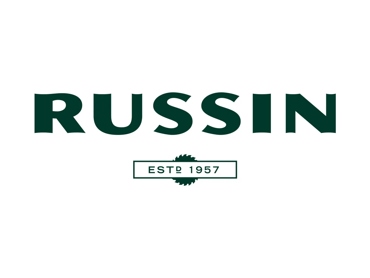 Russin Logo Design Alternate | Building Materials Logo Design | Building Materials Branding