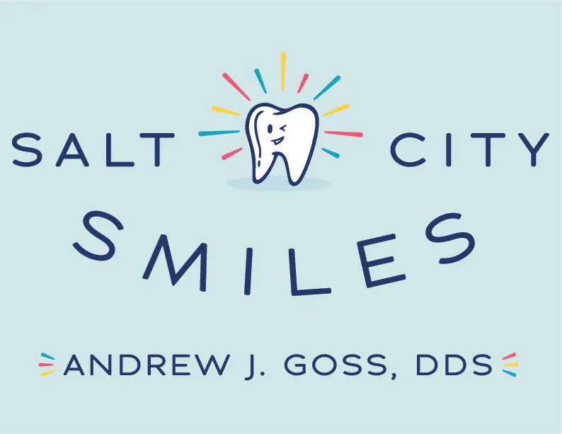 Salt City Smiles Dentistry Logo Design Lockup | Dentist Logo Design | Dentist Branding