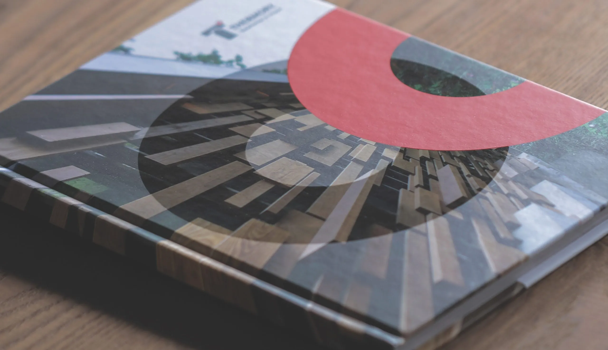 Thermory USA Photo Book Cover | Building Materials Graphic Design