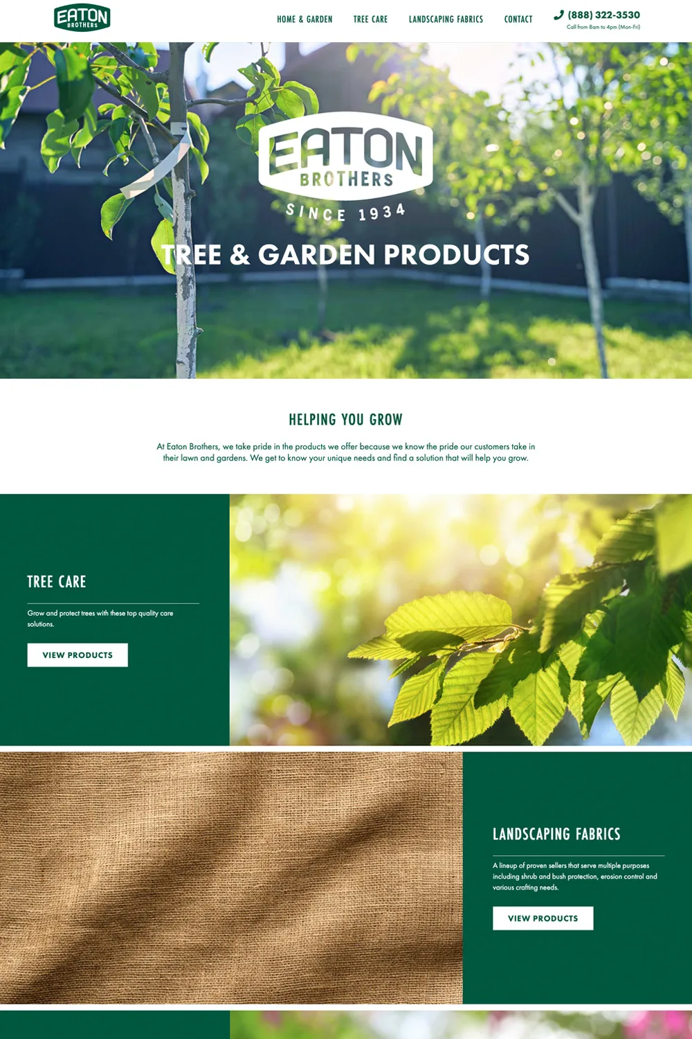 Eaton Brothers Retail Website | Retail Product Website | Retail Brand