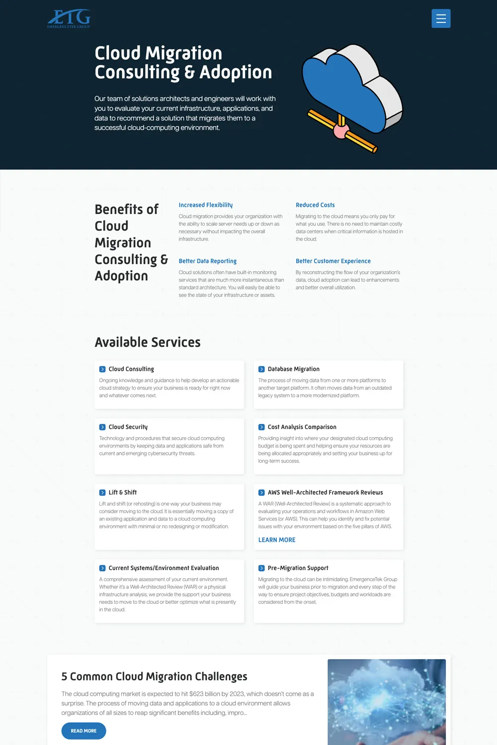 EmergenceTek Custom Web Design Buffalo | Custom WordPress Buffalo