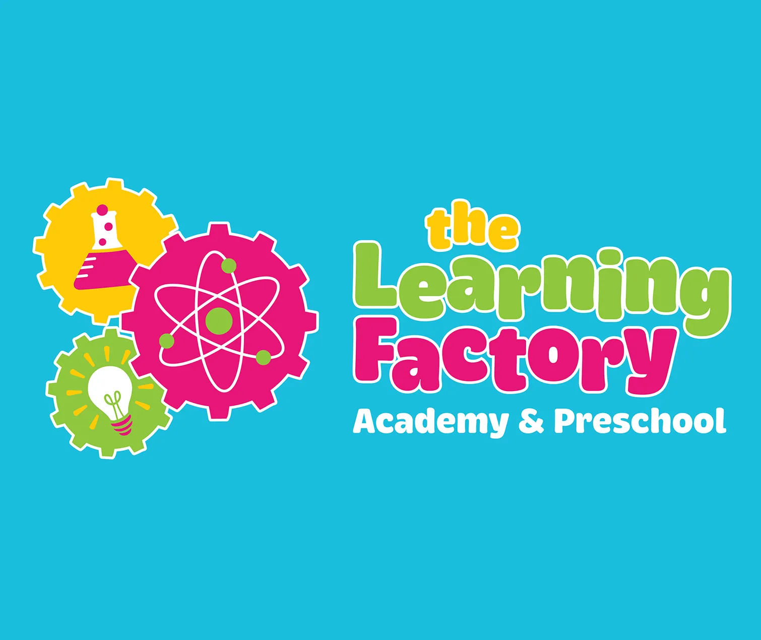 The Learning Factory Child Care Logo Design | Child Care Branding