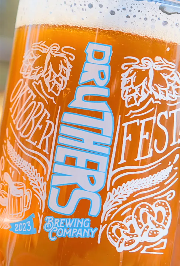Druthers Oktoberfest Stein Design | Brewery Design | Custom Illustration