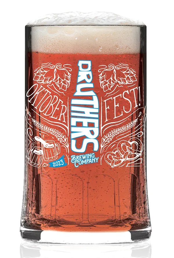 Druthers Oktoberfest Stein Illustration | Brewery Design | Brewery Branding