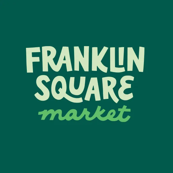 Franklin Square Market Logo Design | Green Full