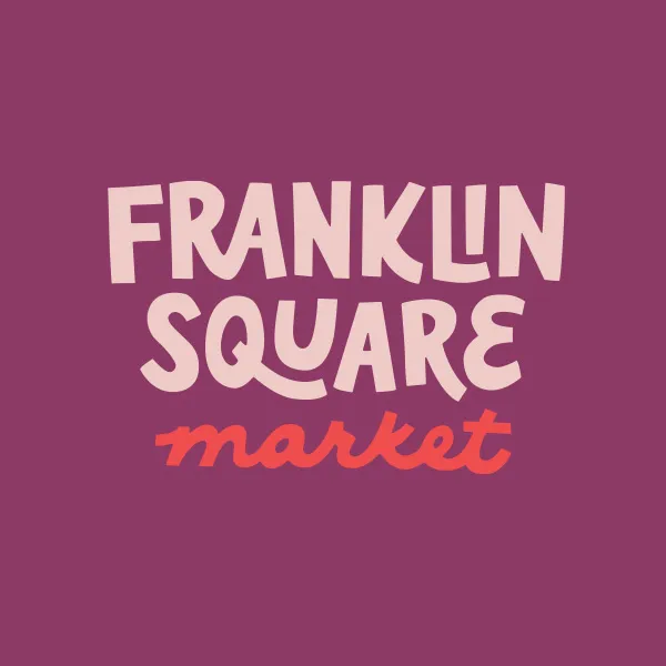 Franklin Square Market Logo Design | Purple Full