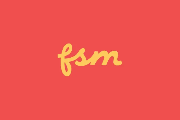 Franklin Square Market Logo Design | Red Script