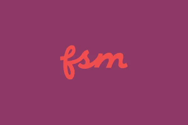Franklin Square Market Logo Design | Purple Script