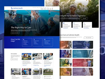Catholic Health Website | Healthcare Web Design | Healthcare WordPress Website