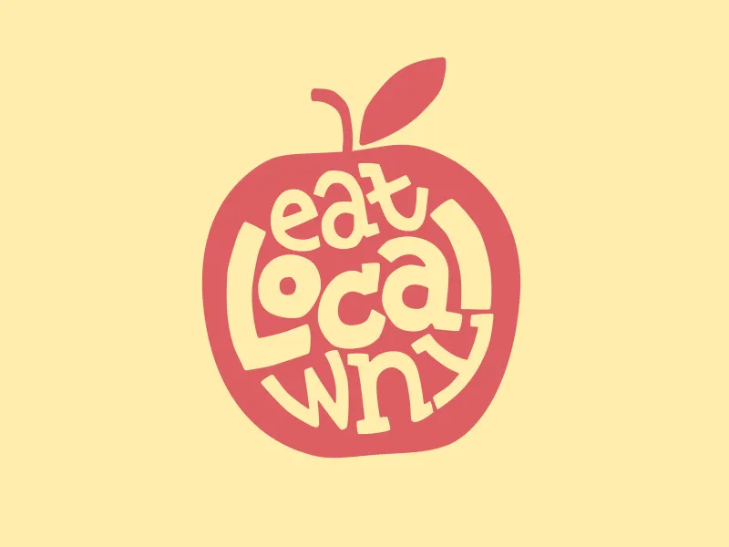 Eat Local WNY Logo Design | Campaign Logo Design | Campaign Branding