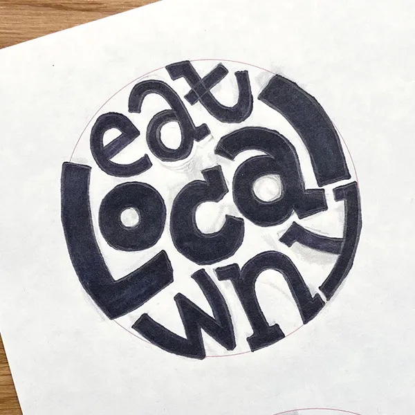 Eat Local WNY Logo Design | Campaign Logo | Awareness Campaign Design