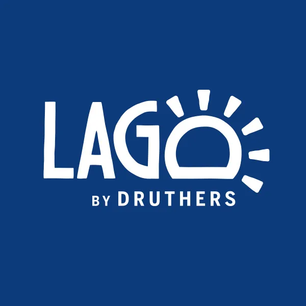 Lago Logo Design on Navy