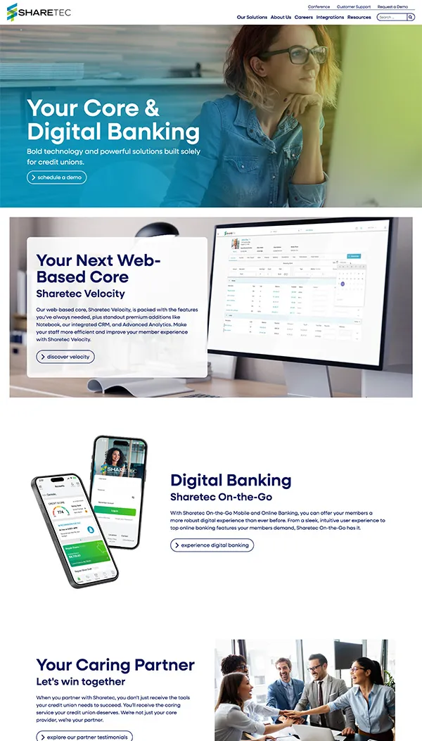 Sharetec Website | Web Design | Buffalo NY Web Design | WordPress Website Design