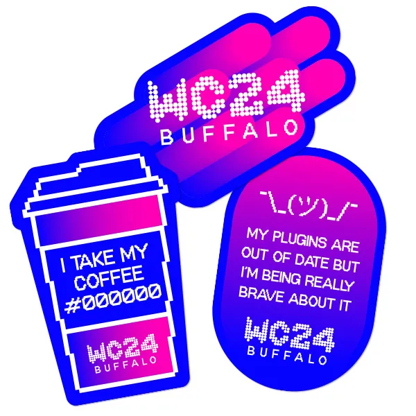 WordCamp 2024 Branding | WordCamp Sticker Design