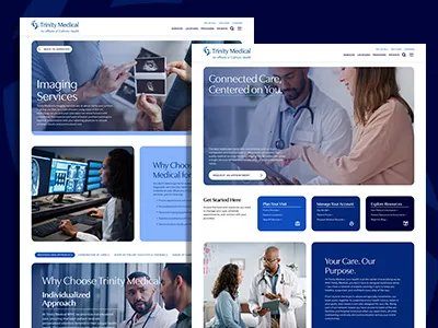 Trinity Medical WNY Website Design | Primary Care Website Design | Healthcare Website Design & Development