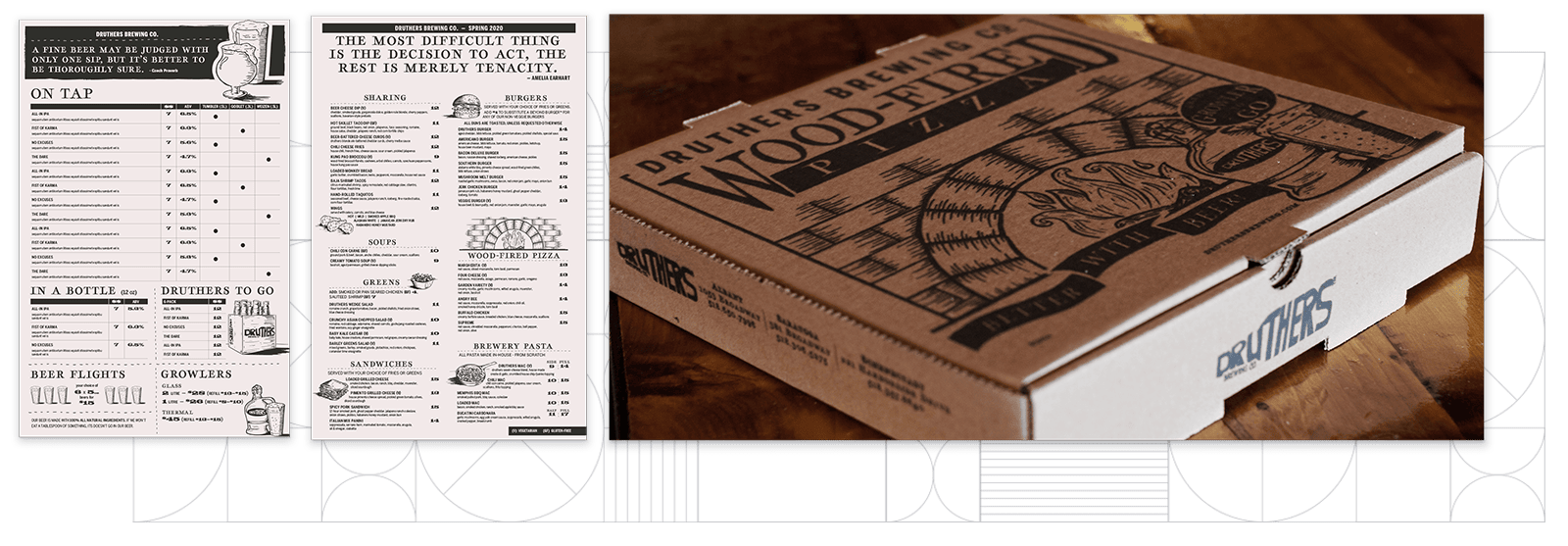 Druthers Brewery Branding | Brewery Graphic Design | Brewery Design