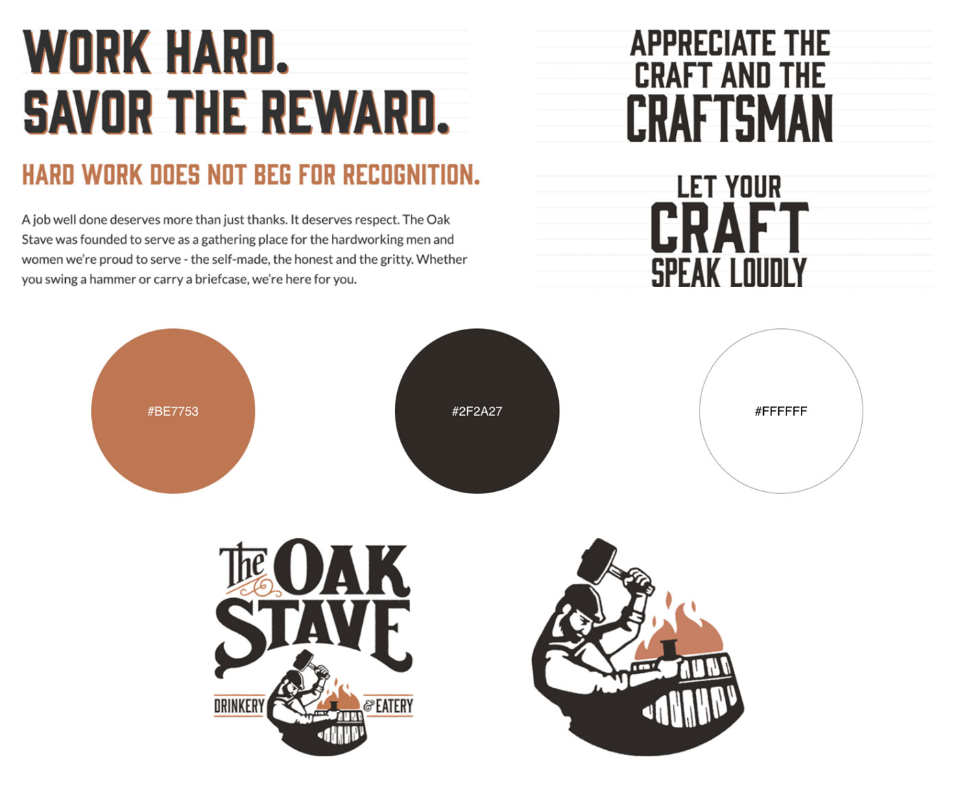 The Oak Stave Restaurant Branding Case Study | Restaurant Brand Identity | Restaurant Web Design